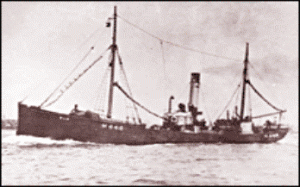 Grimsby trawler requisitioned as a minesweeper