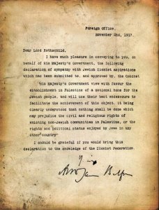 The original letter sent to Walter Rothschild
