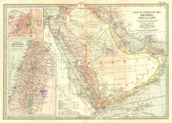 Antique Map of Arabia 